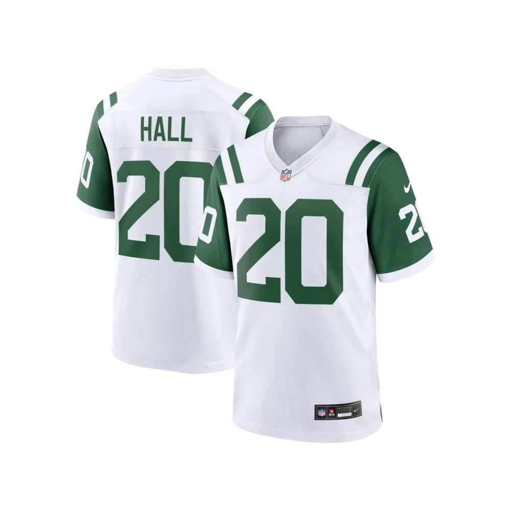 Mens New York Jets Breece Hall White Classic Alternate Game Jersey