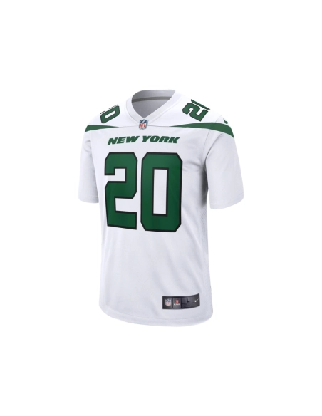 Mens New York Jets Breece Hall White Away Game Player Jersey