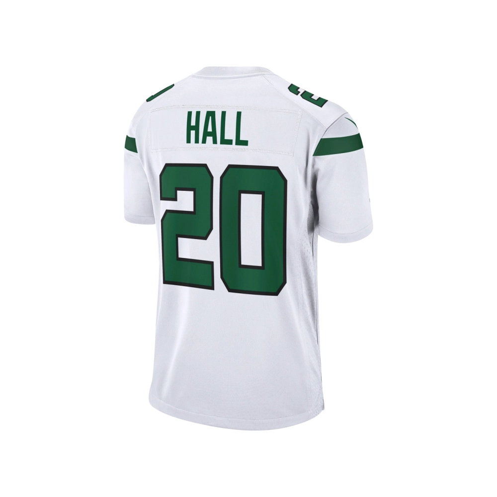 Mens New York Jets Breece Hall White Away Game Player Jersey