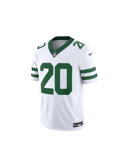 Mens New York Jets Breece Hall Legacy White Vapor F.U.S.E. Limited Jersey