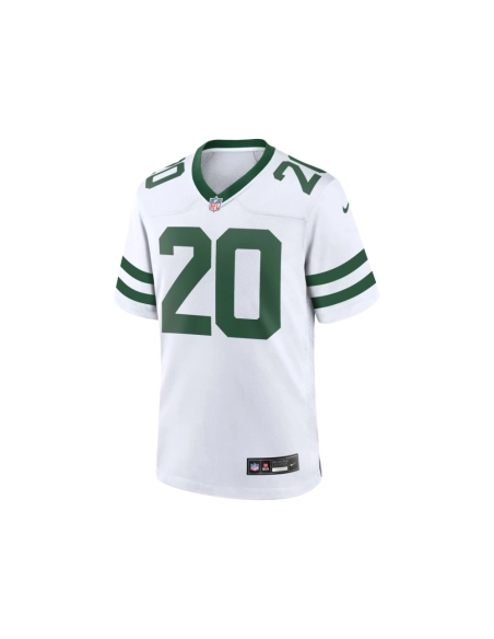 Mens New York Jets Breece Hall Legacy White Game Jersey