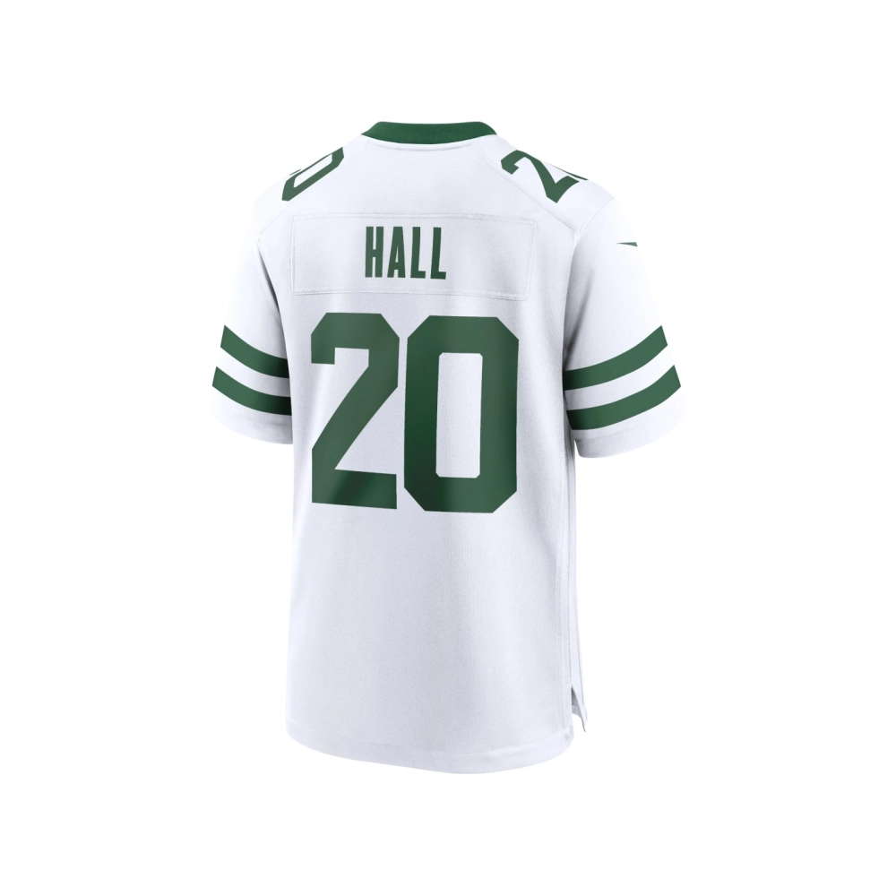Mens New York Jets Breece Hall Legacy White Game Jersey