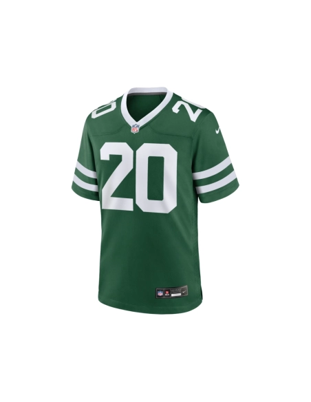 Mens New York Jets Breece Hall Legacy Green Game Jersey
