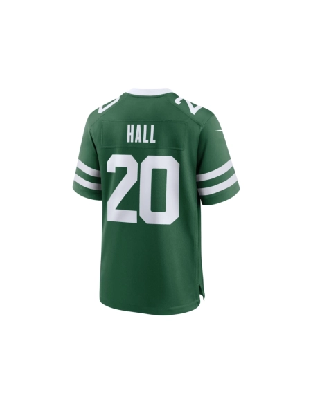 Mens New York Jets Breece Hall Legacy Green Game Jersey