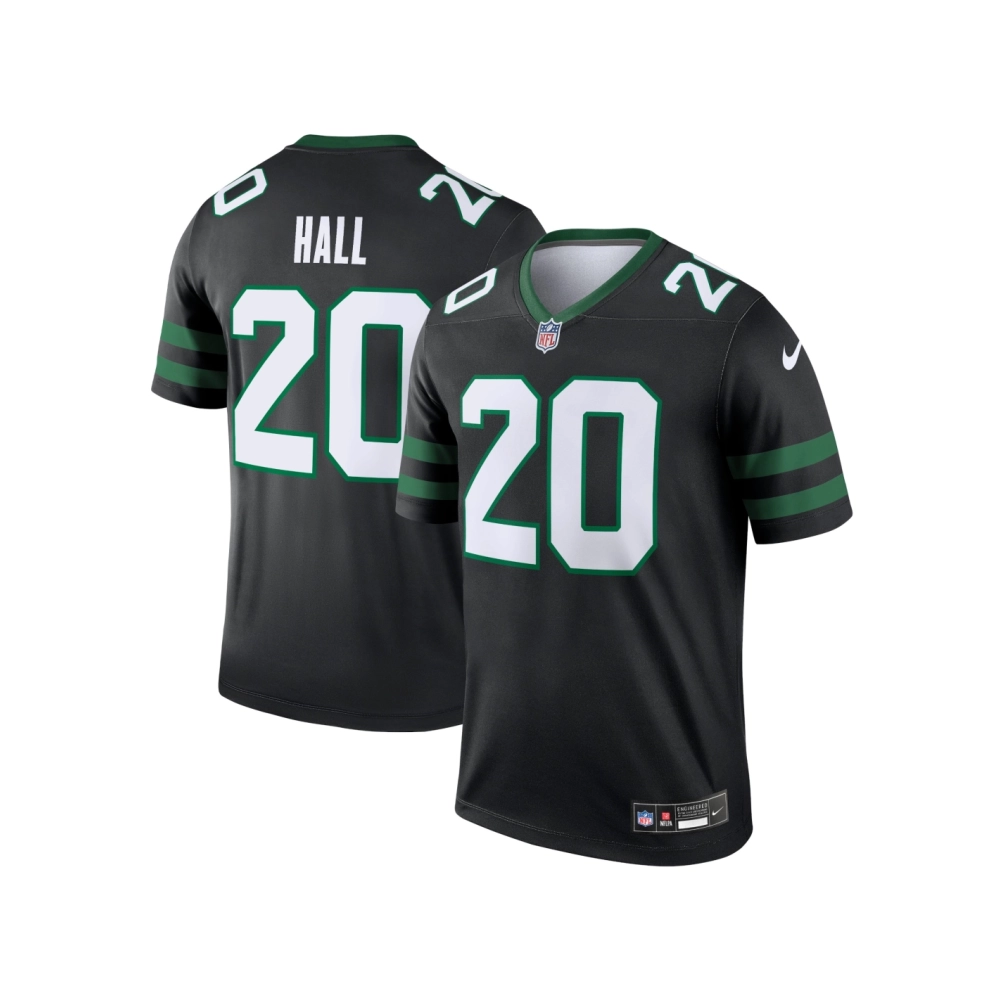 Mens New York Jets Breece Hall Legacy Black Alternate Legend Jersey