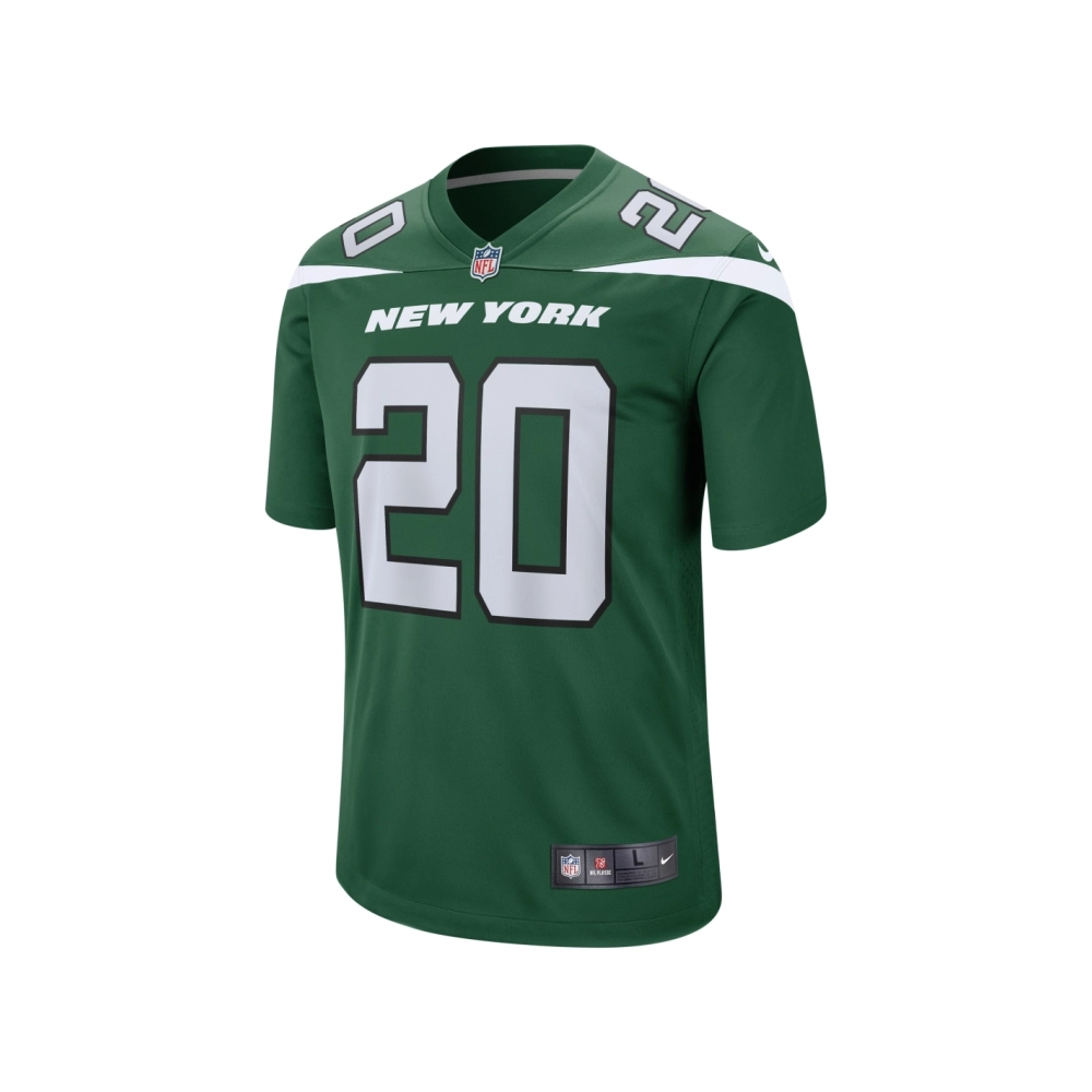 Mens New York Jets Breece Hall Green Player Game Jersey