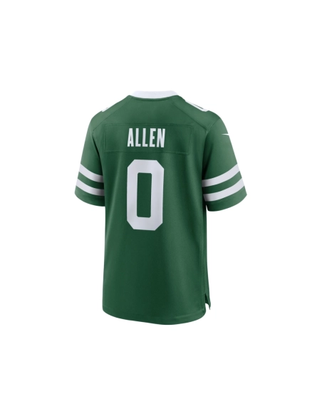 Mens New York Jets Braelon Allen Legacy Green Game Jersey