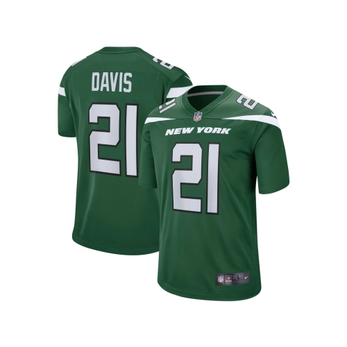 Mens New York Jets Ashtyn Davis Gotham Green Game Player Jersey