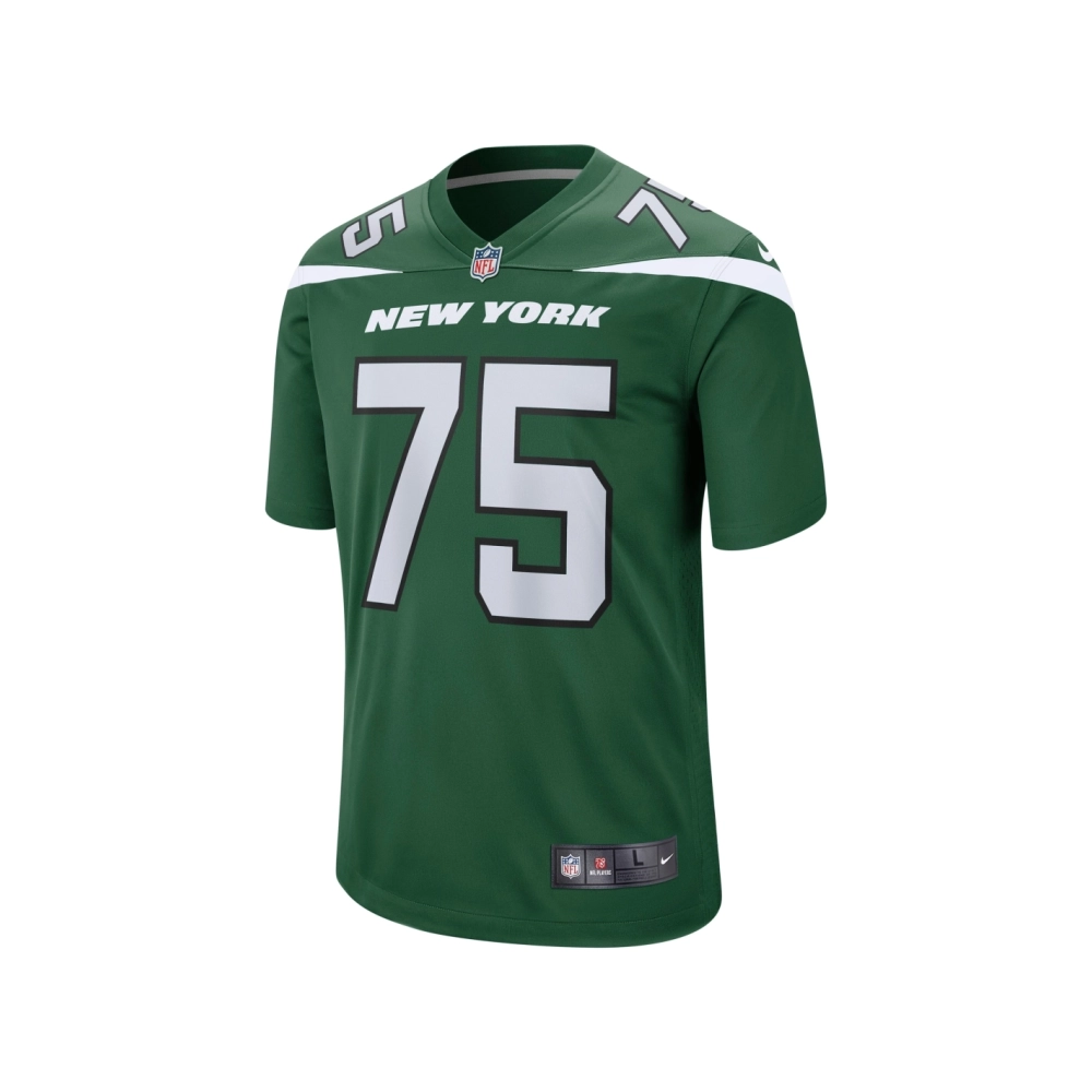 Mens New York Jets Alijah Vera-Tucker Gotham Green Game Player Jersey