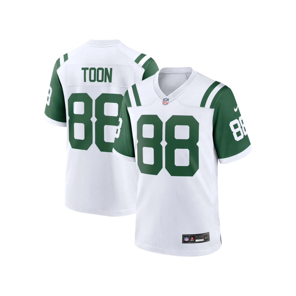 Mens New York Jets Al Toon White Classic Alternate Retired Player Game Jersey