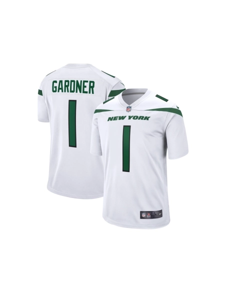 Mens New York Jets Ahmad Sauce Gardner White Player Game Jersey