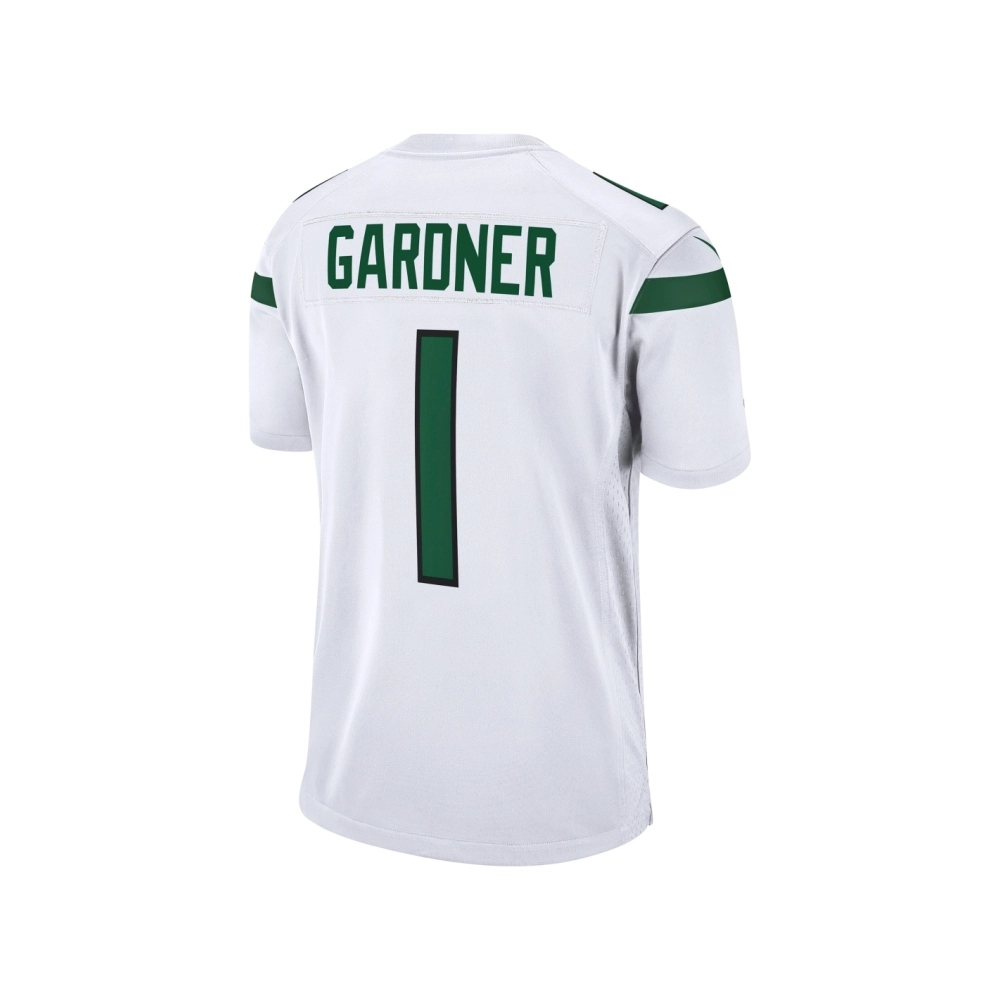 Mens New York Jets Ahmad Sauce Gardner White Player Game Jersey
