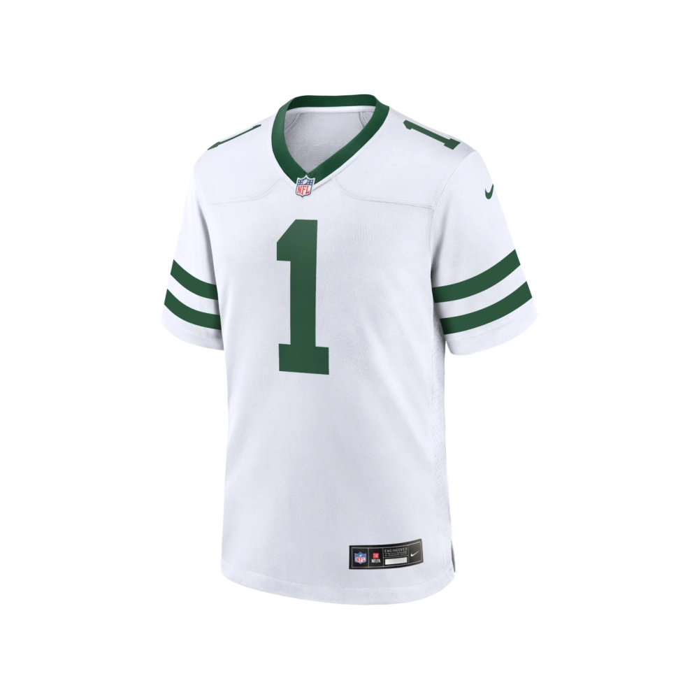 Mens New York Jets Ahmad Sauce Gardner Legacy White Game Jersey