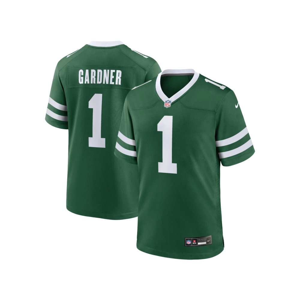 Mens New York Jets Ahmad Sauce Gardner Legacy Green Game Jersey