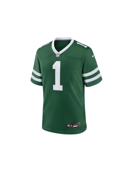 Mens New York Jets Ahmad Sauce Gardner Legacy Green Game Jersey