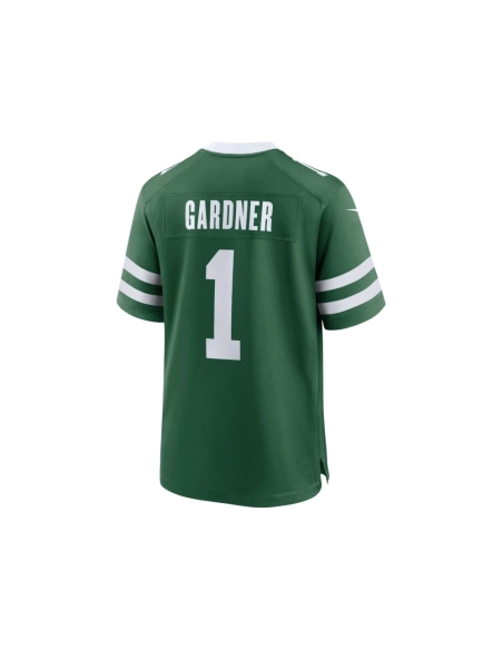 Mens New York Jets Ahmad Sauce Gardner Legacy Green Game Jersey
