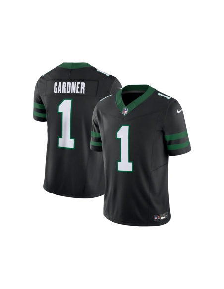 Mens New York Jets Ahmad Sauce Gardner Legacy Black Alternate Vapor F.U.S.E. Limited Jersey