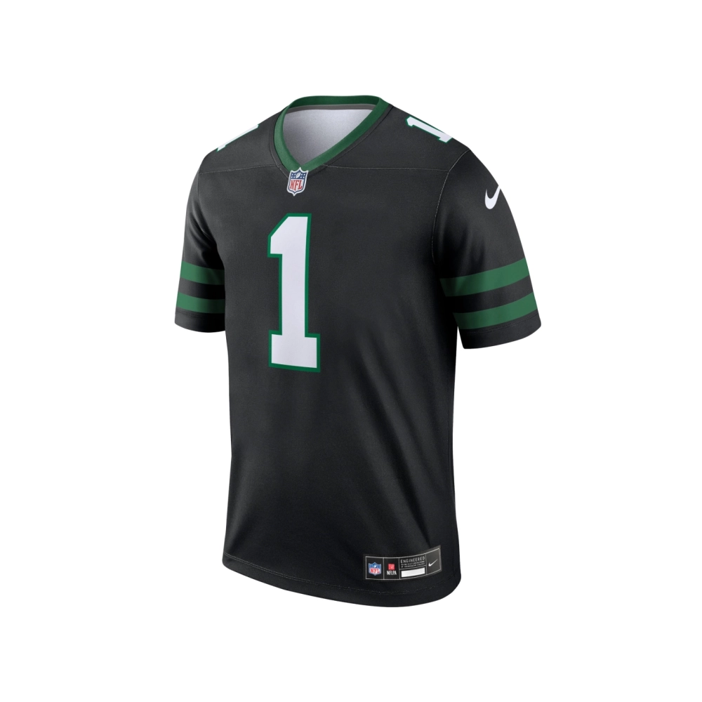 Mens New York Jets Ahmad Sauce Gardner Legacy Black Alternate Legend Jersey