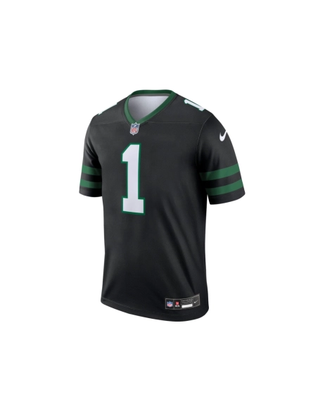 Mens New York Jets Ahmad Sauce Gardner Legacy Black Alternate Legend Jersey