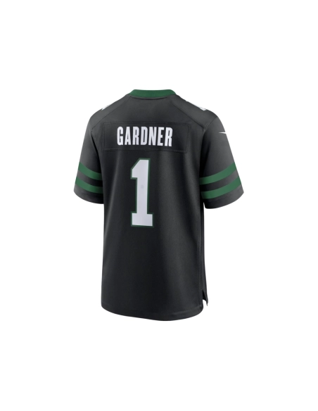 Mens New York Jets Ahmad Sauce Gardner Legacy Black Alternate Game Jersey
