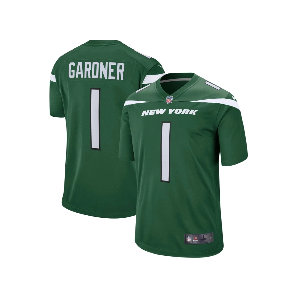 Mens New York Jets Ahmad Sauce Gardner Green Player Game Jersey