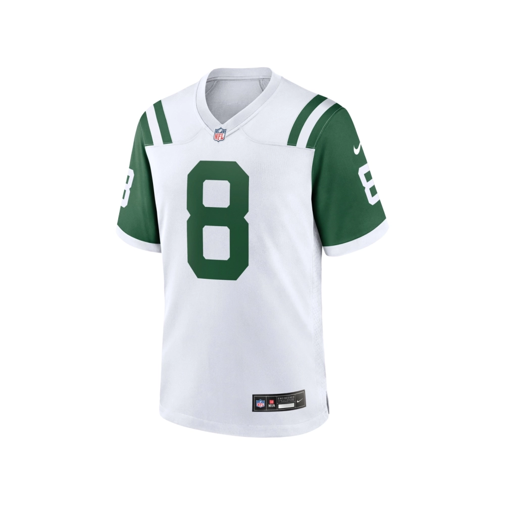 Mens New York Jets Aaron Rodgers White Classic Alternate Game Jersey
