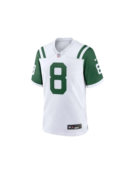 Mens New York Jets Aaron Rodgers White Classic Alternate Game Jersey