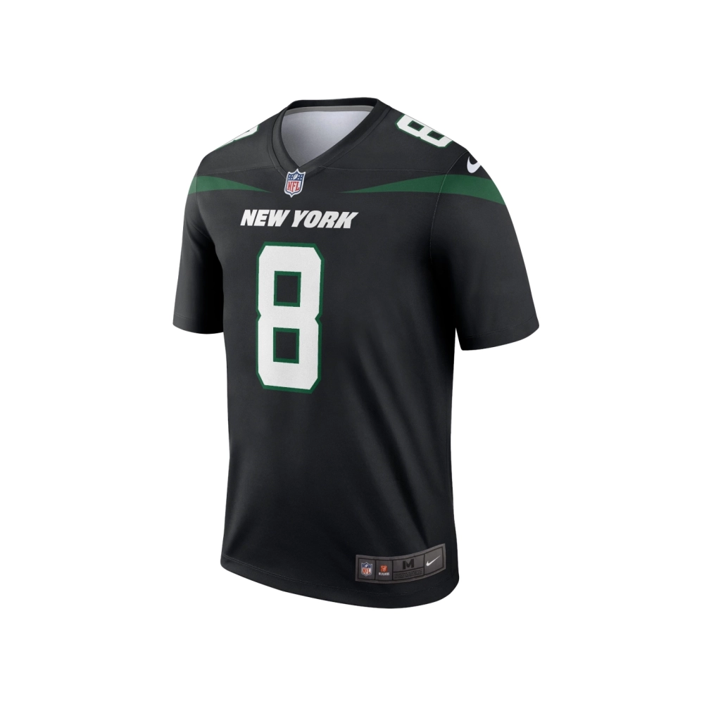 Mens New York Jets Aaron Rodgers Stealth Black Alternate Legend Player Jersey