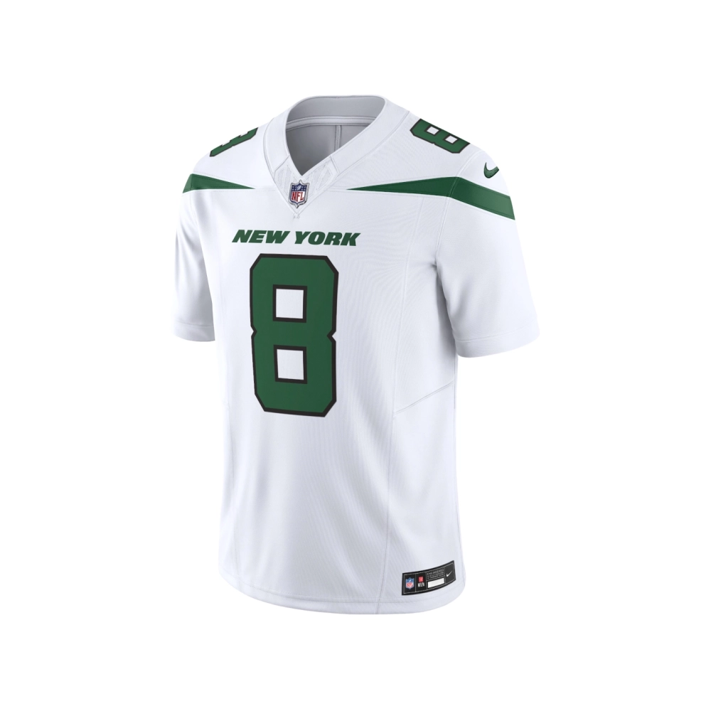 Mens New York Jets Aaron Rodgers Spotlight White Vapor F.U.S.E. Limited Jersey