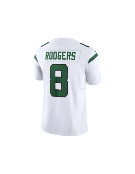 Mens New York Jets Aaron Rodgers Spotlight White Vapor F.U.S.E. Limited Jersey