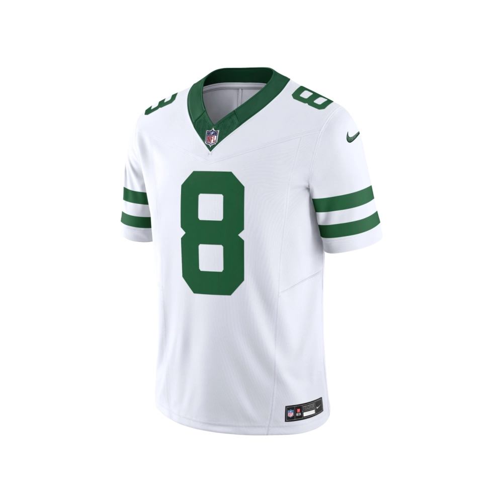 Mens New York Jets Aaron Rodgers Legacy White Vapor F.U.S.E. Limited Jersey
