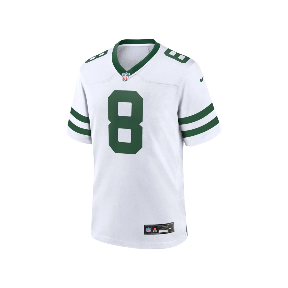 Mens New York Jets Aaron Rodgers Legacy White Game Jersey