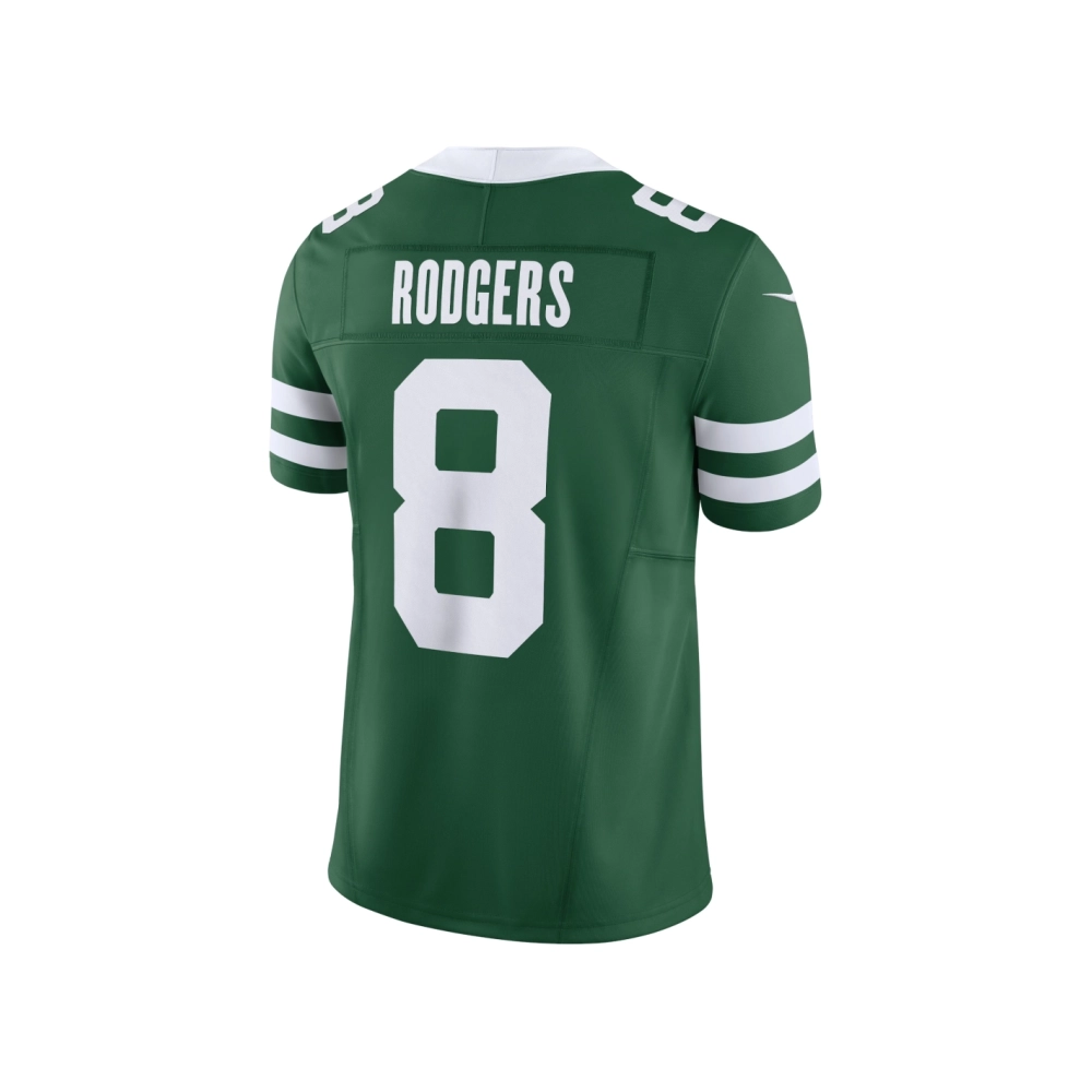 Mens New York Jets Aaron Rodgers Legacy Green Vapor F.U.S.E. Limited Jersey