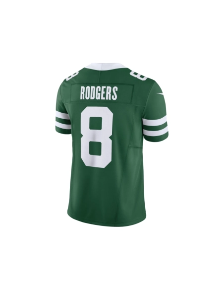 Mens New York Jets Aaron Rodgers Legacy Green Vapor F.U.S.E. Limited Jersey