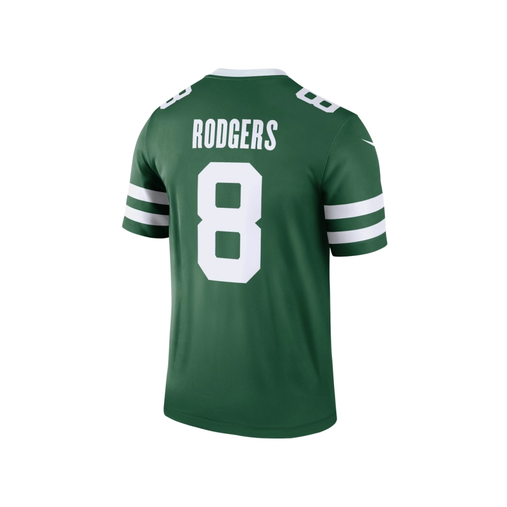 Mens New York Jets Aaron Rodgers Legacy Green Legend Jersey