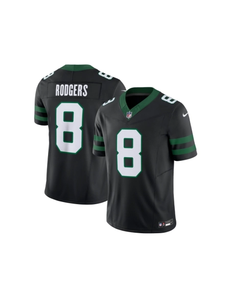 Mens New York Jets Aaron Rodgers Legacy Black Alternate Vapor F.U.S.E. Limited Jersey
