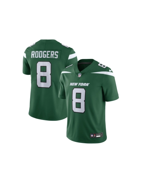 Mens New York Jets Aaron Rodgers Gotham Green Vapor Untouchable Limited Jersey