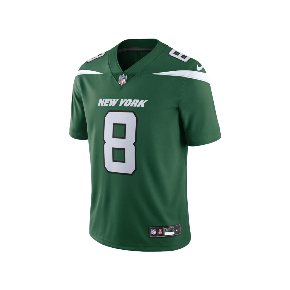 Mens New York Jets Aaron Rodgers Gotham Green Vapor Untouchable Limited Jersey