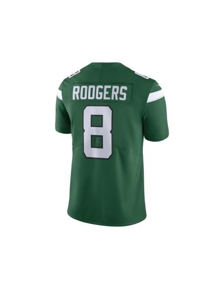 Mens New York Jets Aaron Rodgers Gotham Green Vapor Untouchable Limited Jersey