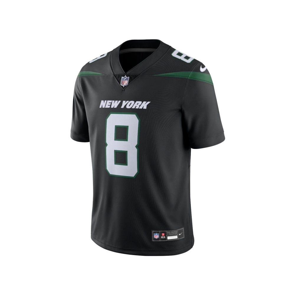 Mens New York Jets Aaron Rodgers Black Vapor Untouchable Limited Jersey
