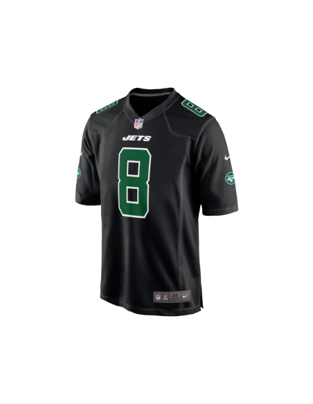 Mens New York Jets Aaron Rodgers Black Fashion Game Jersey