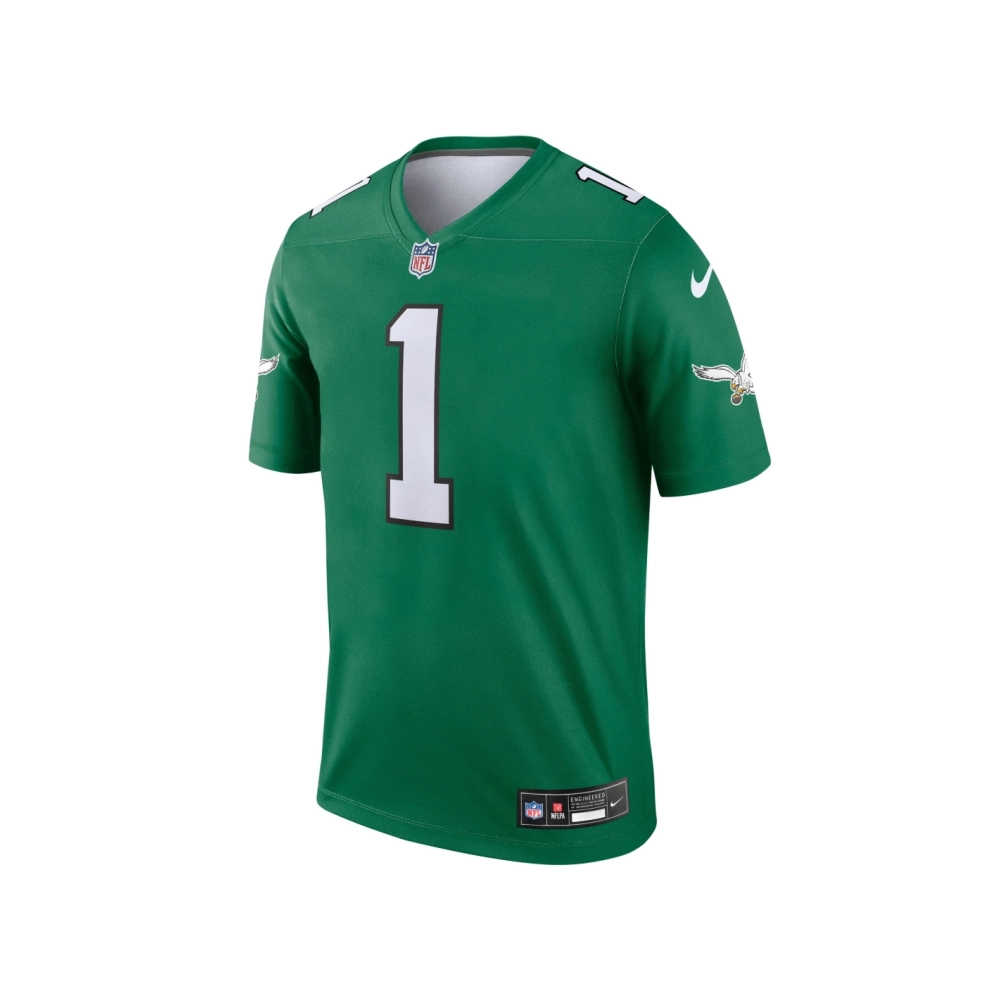 Mens Philadelphia Eagles Jalen Hurts Kelly Green Alternate Legend Player Jersey