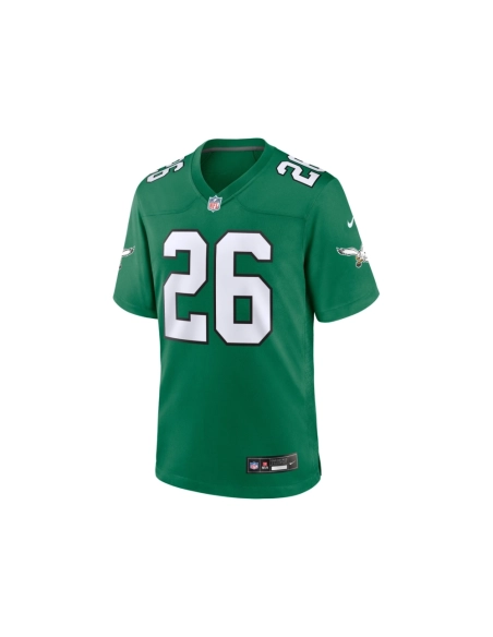Mens Philadelphia Eagles Saquon Barkley Kelly Green Alternate Game Jersey