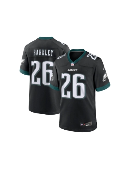 Mens Philadelphia Eagles Saquon Barkley Black Alternate Game Jersey