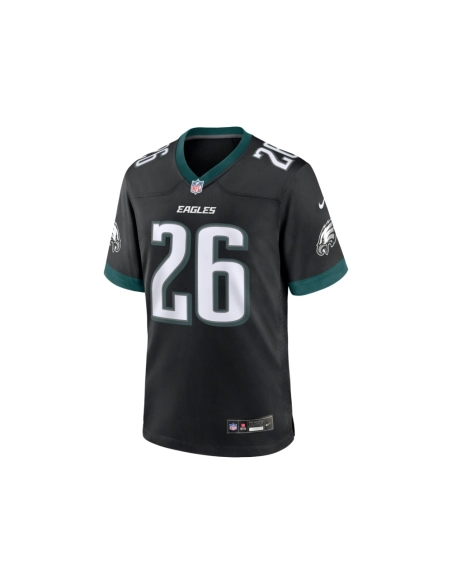 Mens Philadelphia Eagles Saquon Barkley Black Alternate Game Jersey