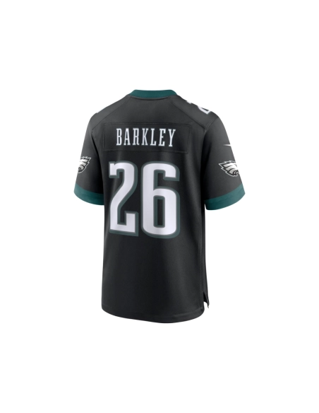 Mens Philadelphia Eagles Saquon Barkley Black Alternate Game Jersey