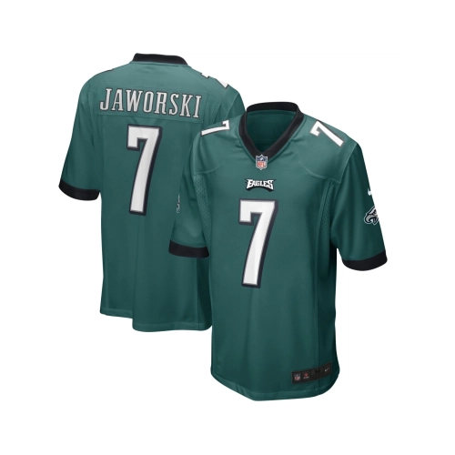 Mens Philadelphia Eagles Ron Jaworski Midnight Green Game Retired Player Jersey