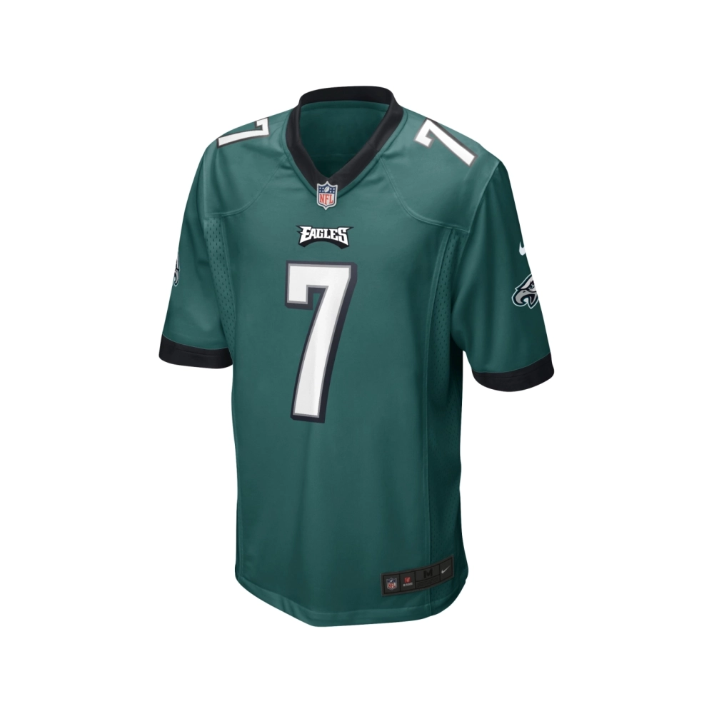 Mens Philadelphia Eagles Ron Jaworski Midnight Green Game Retired Player Jersey