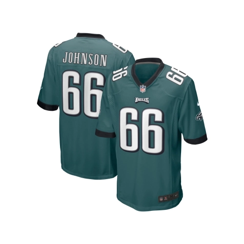 Mens Philadelphia Eagles Roderick Johnson Midnight Green Game Jersey