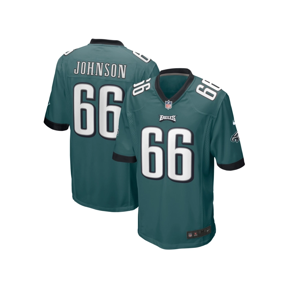 Mens Philadelphia Eagles Roderick Johnson Midnight Green Game Jersey